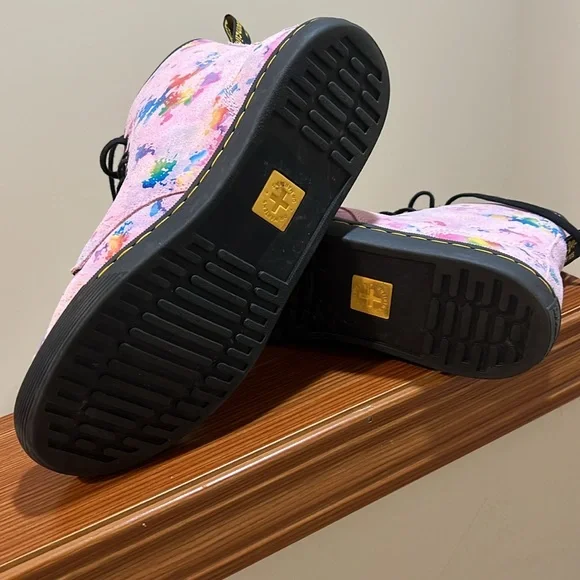 Dr. Martens Multicolor Floral Women's Boots - Picture 3 of 7